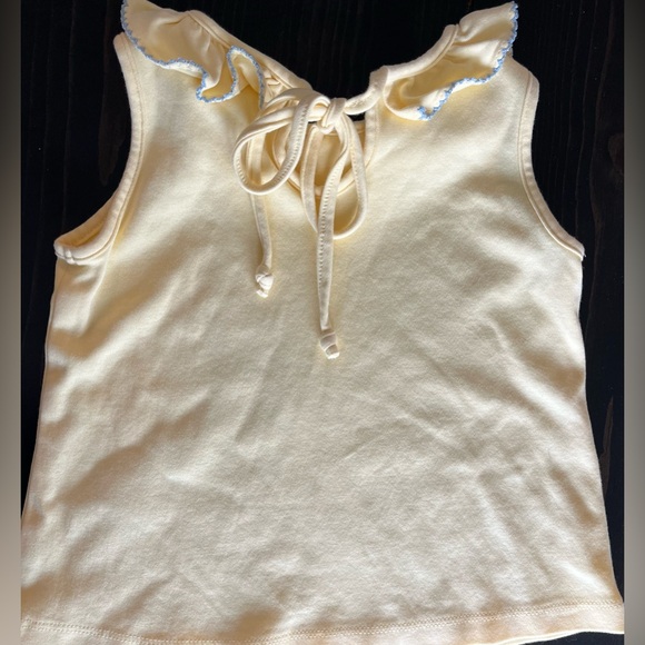 Yellow Ruffled Kids Top - Picture 8 of 10